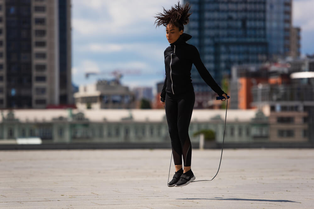 girl jumping rope